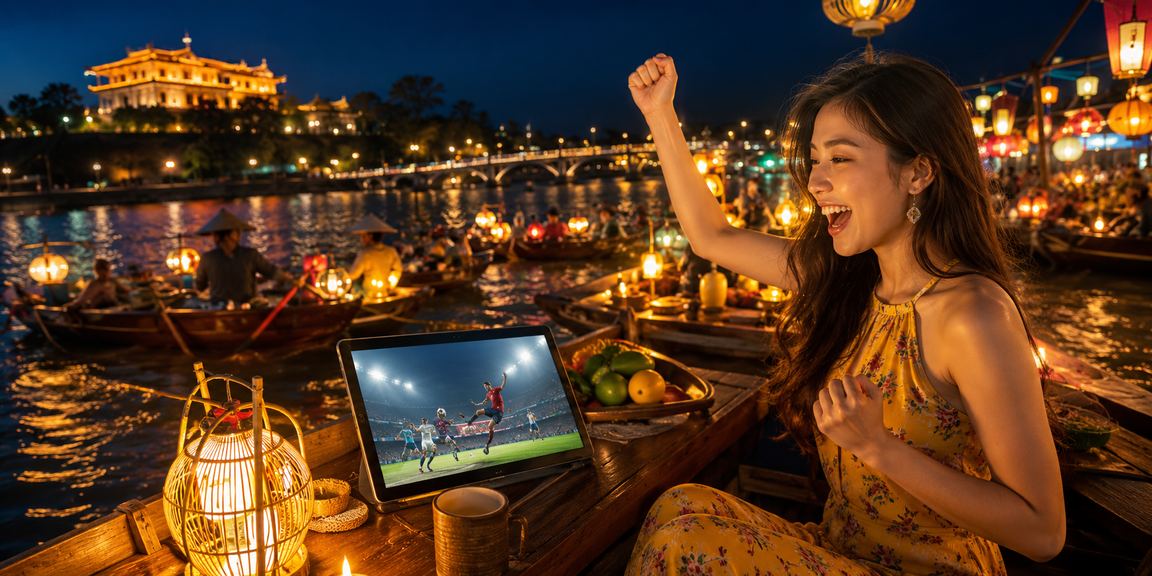 Không khí đặt cược casino sôi nổi tại chợ đêm Huế với giao dịch tài chính liền mạch