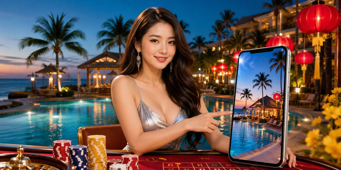 Người chơi đăng nhập 10105 trên điện thoại tại bãi biển Mũi Né